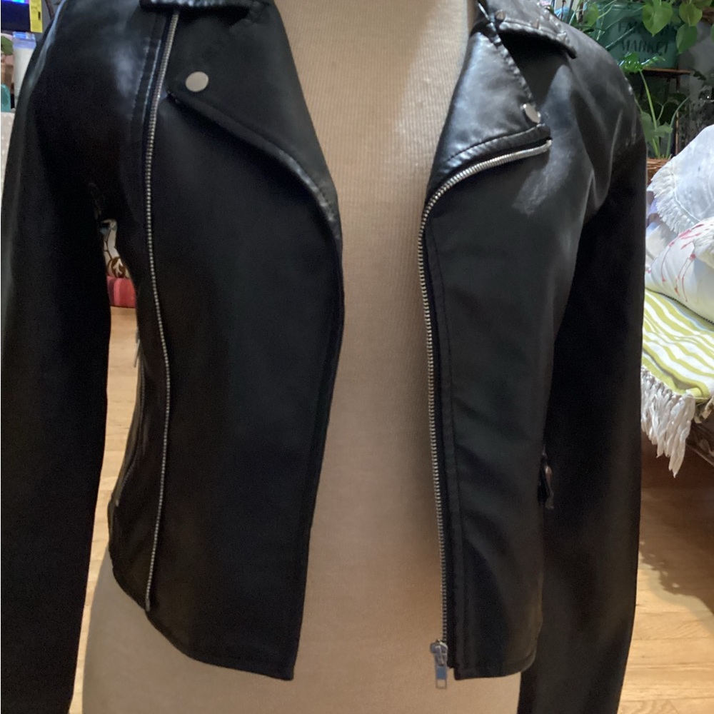 Ladies leather jacket